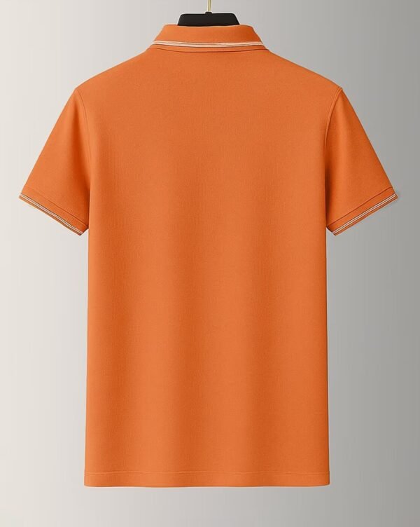 Men’s Classic Zipper T-Shirt with Collar